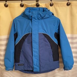 Lands’ End Blue Full-Zip Jacket Boys S 7/8